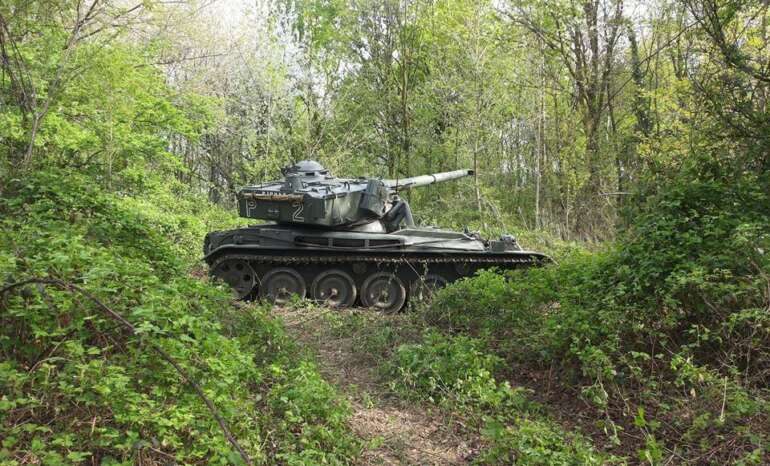 Mezzo "alternativo" di passaggio su Obj durante Operazione Bellico 2014