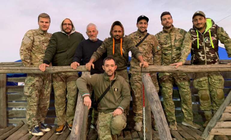 Squadra al completo alla fine della finale nazionale di Roma