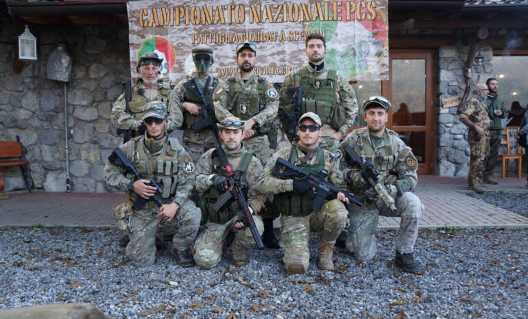 Pattuglia prima della partenza del torneo