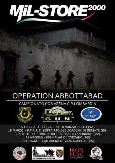 Locandina torneo CQB FIGT Operation Abbottabad