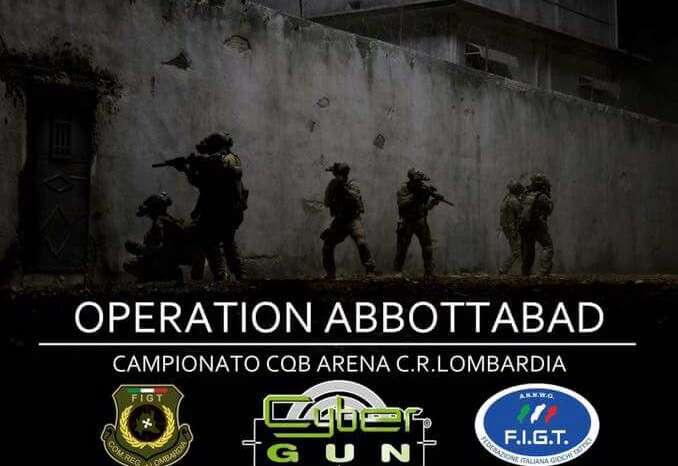 Locandina torneo CQB FIGT Operation Abbottabad