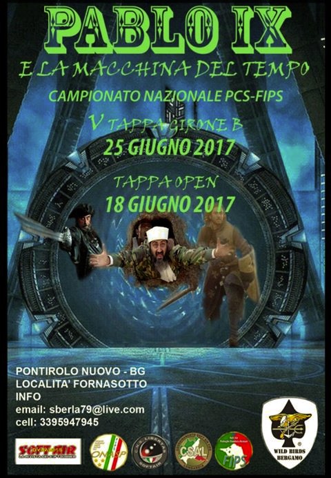 Locandina torneo Pablo IX e la macchina del tempo
