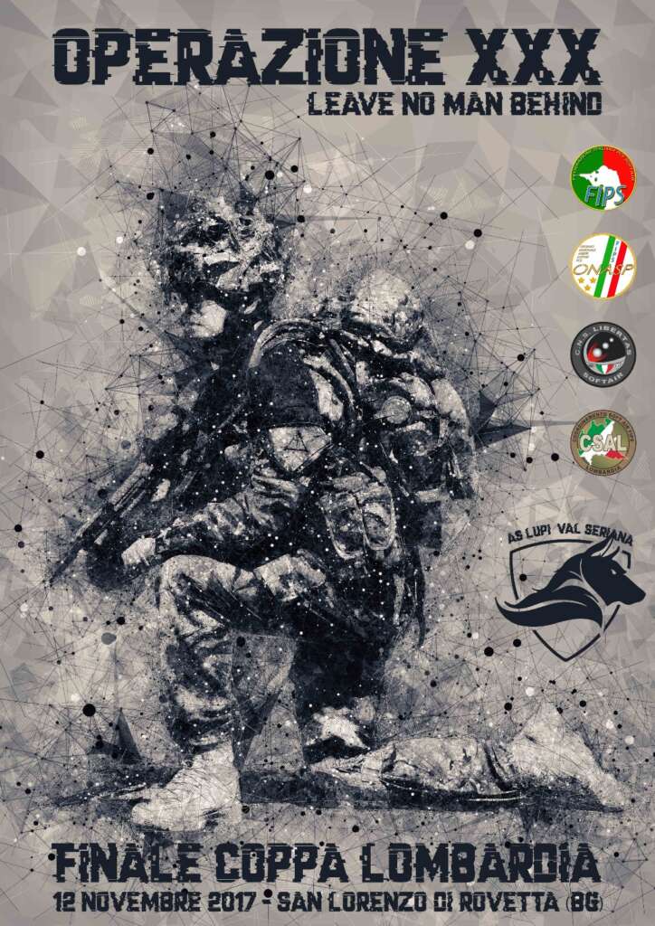 Locandina finale coppa Lombardia Operazione XXX