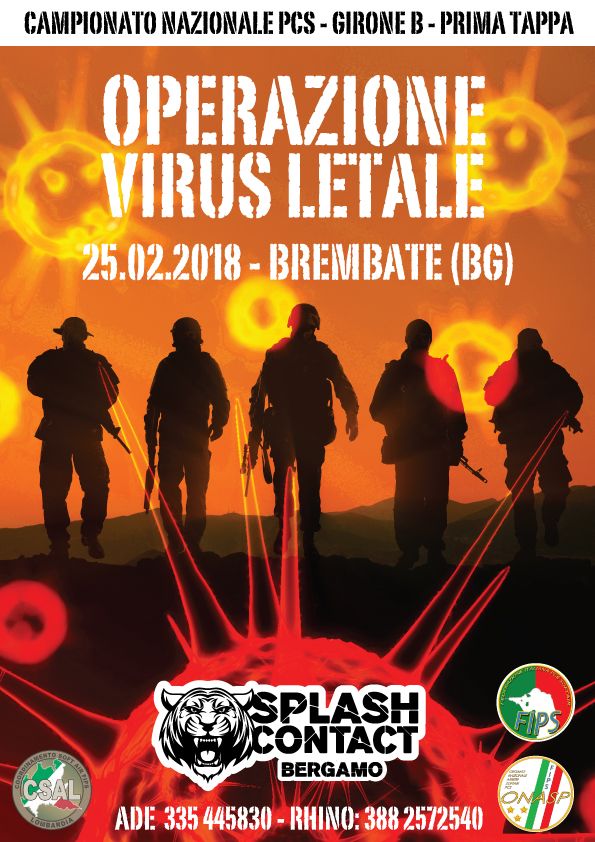 Locandina Operazione Virus Letale campionato PCS