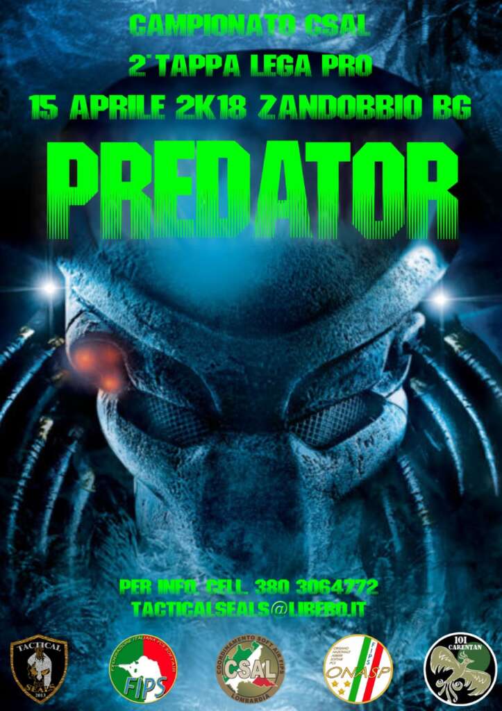 Locandina del primo torneo organizzato dai Tactical Seals per il campionato Lega Pro