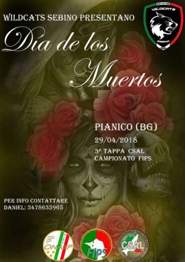 Locandina 3° tappa campionato CSAL Dia de los Muertos