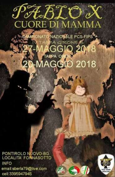 Locandina torneo Pablo X - cuore di mamma