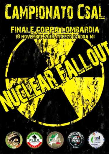 Locandina finale coppa Lombardia Nuclear Fallout