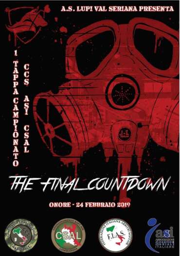 Locandina 1° tappa campionato CCS-CSAL The final countdown
