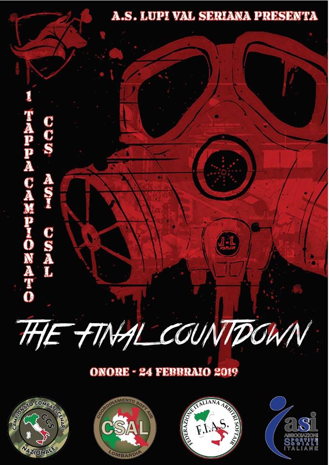 Locandina 1° tappa campionato CCS-CSAL The final countdown