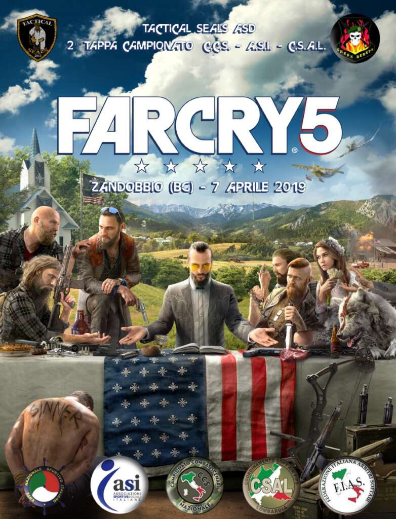 Locandina torneo organizzato da Tactical Seals per il campionato CCS-CSAL