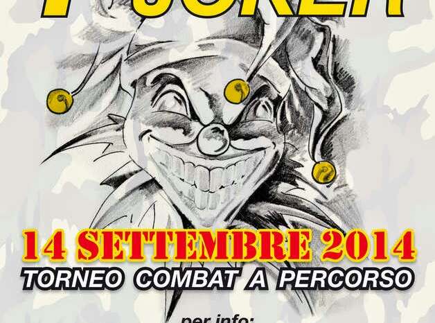 Locandina torneo combat a scenari 1° Memorial Joker
