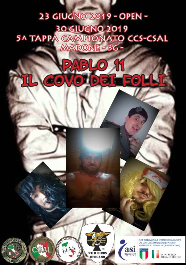 Locandina torneo Pablo 11 - nella mente dei folle