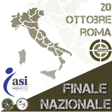 Locandina finale nazionale ASI di Roma