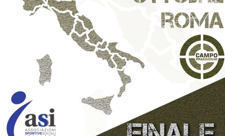 Locandina finale nazionale ASI di Roma