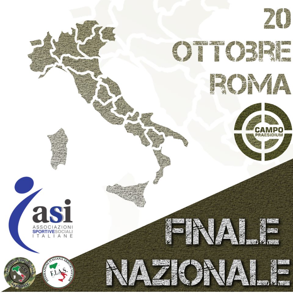 Locandina finale nazionale ASI di Roma