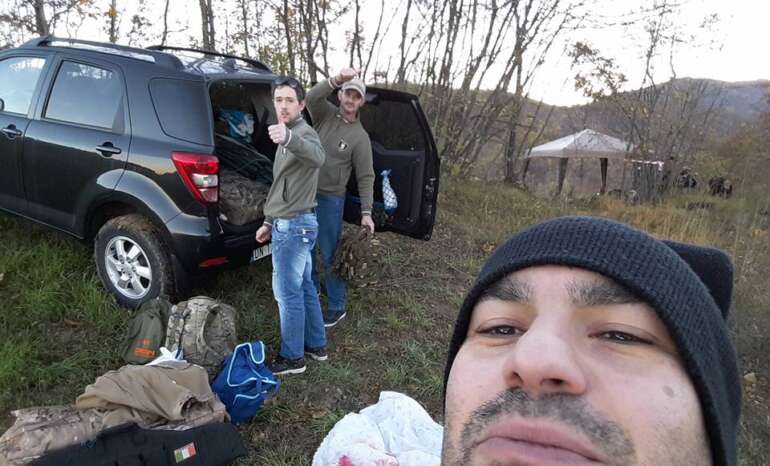 preparativi della pattuglia in difesa del torneo Operazione Pietra Corva