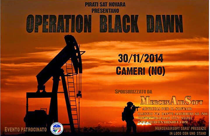 Locandina torneo Csen Operation Black Dawn