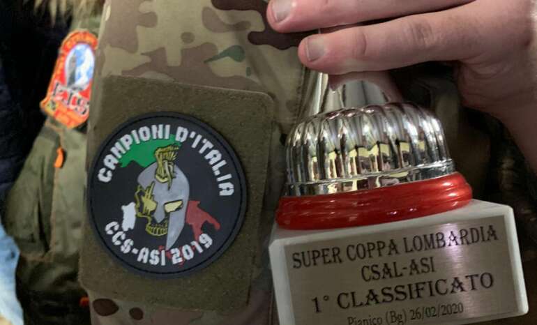 Foto trofeo vinto 1° classificato