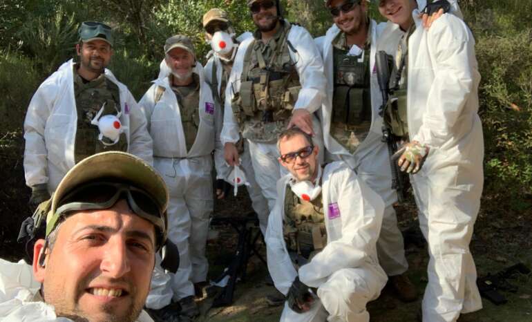 Immagine squadra prima di un OBJ durante il torneo Pablo 11