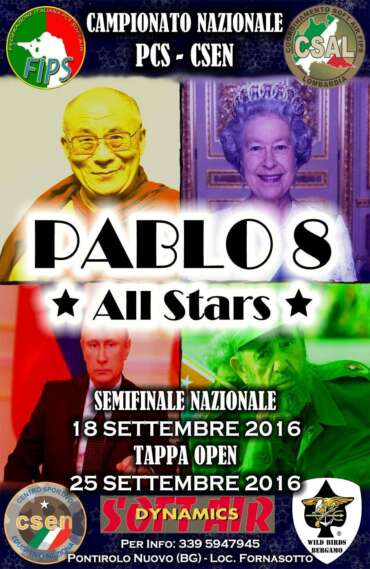 Locandina torneo Pablo 8 *All Stars*