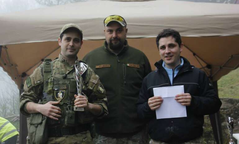 Foto durante la consegna della coppa