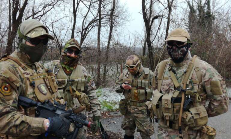 Immagine squadra prima dell'Obj operazione Virus Letale