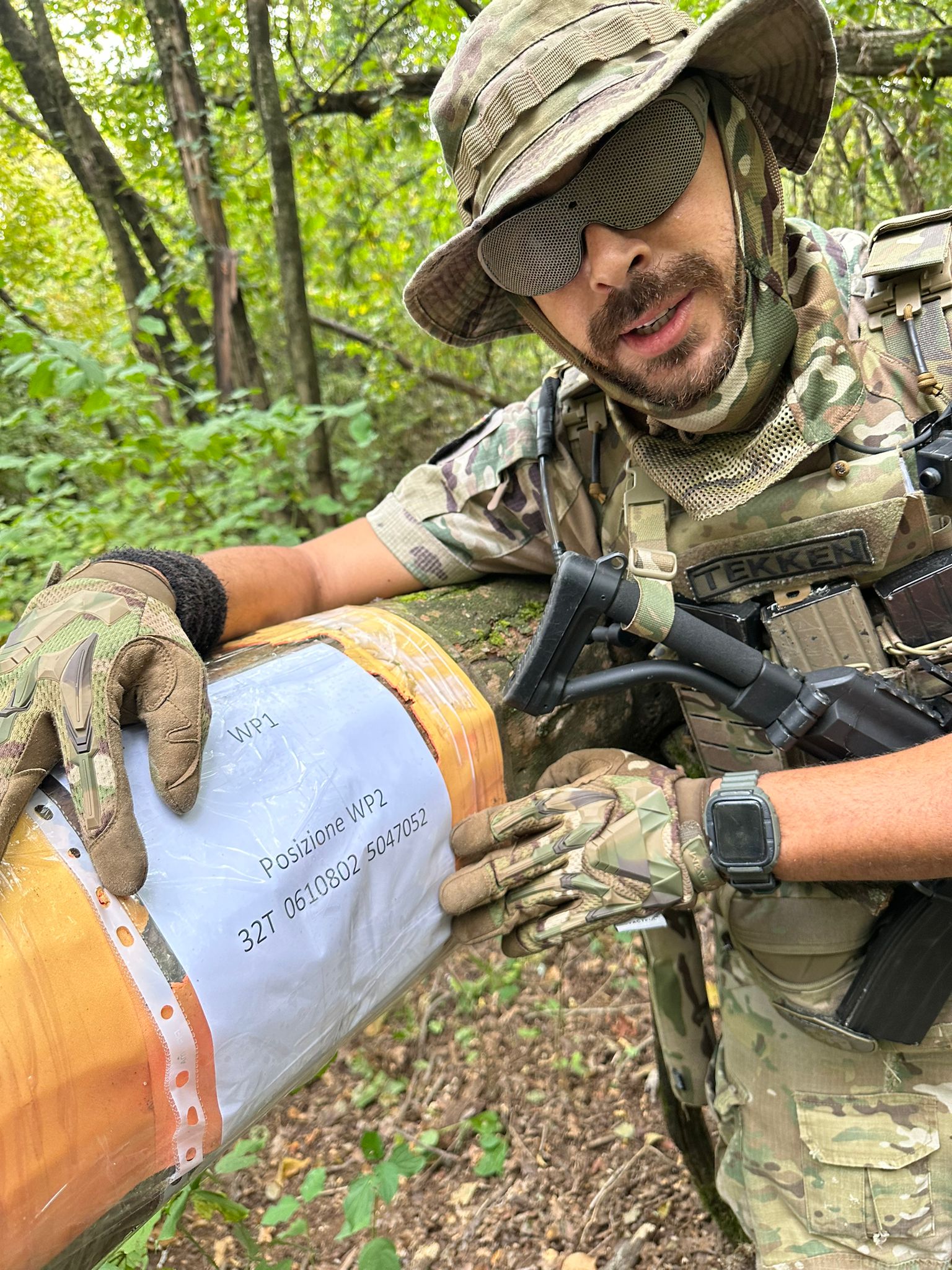 Caposquadra e coordinate WP