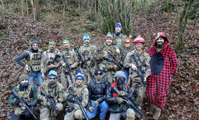 Foto di squadra al completo